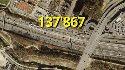 Die Stelle zwischen dem Brüttiseller-Kreuz und Zürich-Nordring ist stark befahren. Bild: Googe Maps