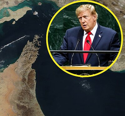 Die gesperrte Strasse von Hormus belastet die Weltwirtschaft. Wie reagiert auf den Vorschlag aus Teheran? Bild: Wikipedia, White House