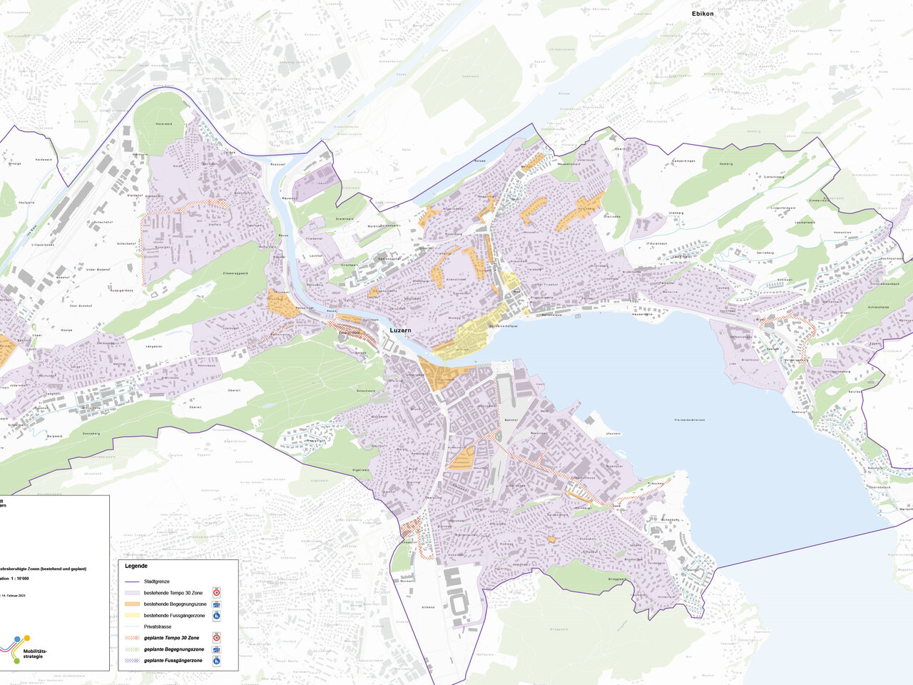 Tempo 30 in der Stadt Luzern