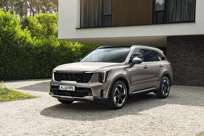 Der neue Kia Sorento von schräg vorne