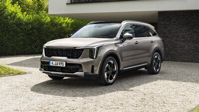 Der neue Kia Sorento von schräg vorne