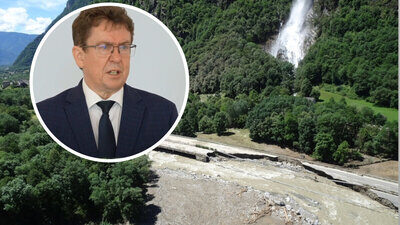 Verkehrsminister Albert Rösti informierte heute über den Stand auf der San-Bernardino-Route.