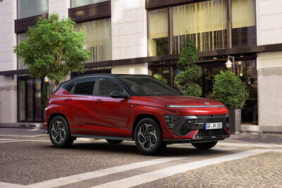 Hyundai Kona in der Stadt