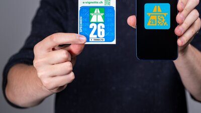Klebe- und E-Vignette für 2026
