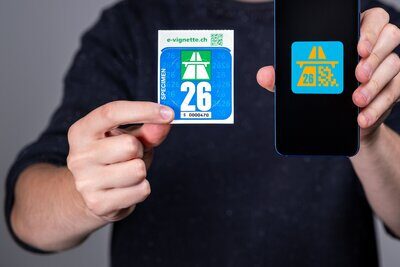 Klebe- und E-Vignette für 2026