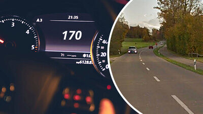 Auf der Überlandstrasse rund um den Greifensee im Kanton Zürich war der 21-Jährige mit 170 Stundenkilometern unterwegs. Bild: freepik, Google Maps.