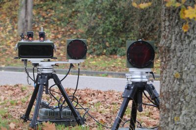 Messgerät am Strassenrand