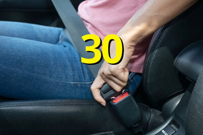 Zahl der Woche zur Gurttragepflicht