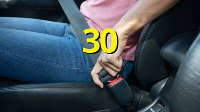 Zahl der Woche zur Gurttragepflicht