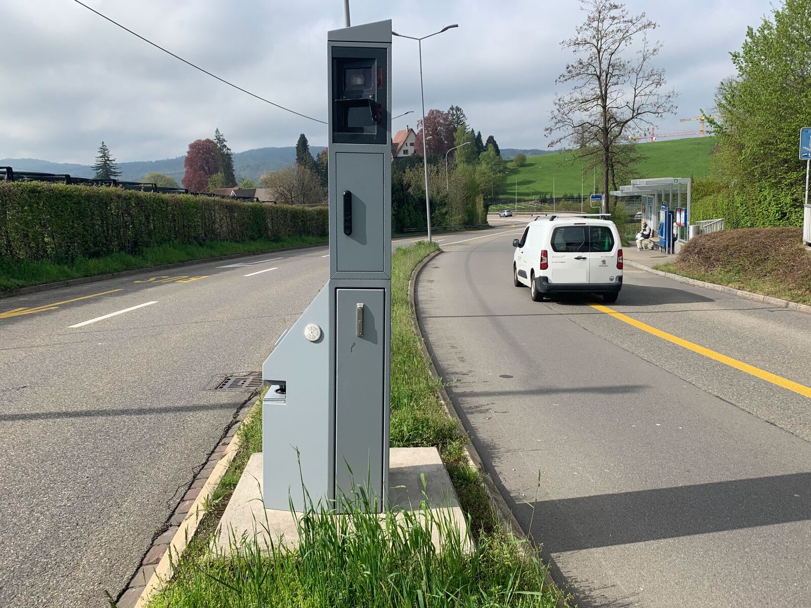 Blitzer an der Frankentalstrasse in Zürich-Höngg