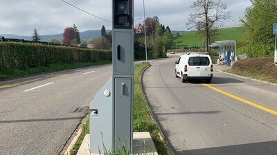 Blitzer an der Frankentalstrasse in Zürich-Höngg