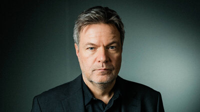 der deutsche Wirtschaftsminister Robert Habeck von den Grünen