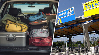 Auf dem Weg in die Badeferien kann mit dem Auto einiges an Gebühren anfallen. Wichtig ist auch, dass man sich vorgängig erkundigt, wie man bezahlen kann. Vor Ort oder schon vorab? Bild: freepik, zvg