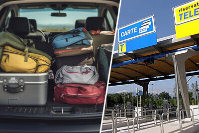 Auf dem Weg in die Badeferien kann mit dem Auto einiges an Gebühren anfallen. Wichtig ist auch, dass man sich vorgängig erkundigt, wie man bezahlen kann. Vor Ort oder schon vorab? Bild: freepik, zvg