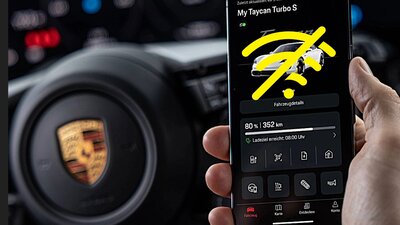 Vernetzte Dienste von Porsche sind offline