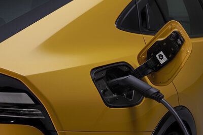 Auto mit Ladestecker