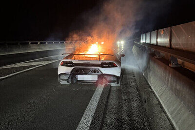 Brenneneder Lamborghini bei Lupfig