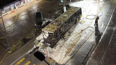 Postauto Kerzers Brand