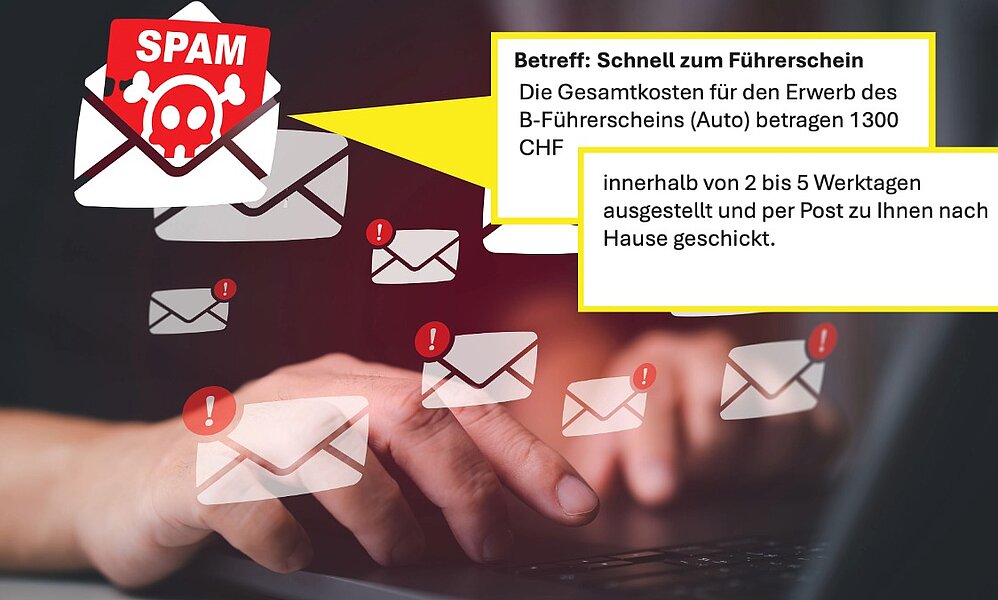 Führerschein Mail Spam