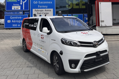 Autonomer Keinbus im Verkehrshaus Luzern