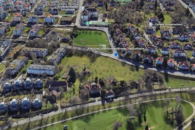 Google Earth 3D Sicht auf den Standort des Angriffs