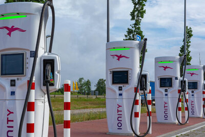 Elektroladestationen