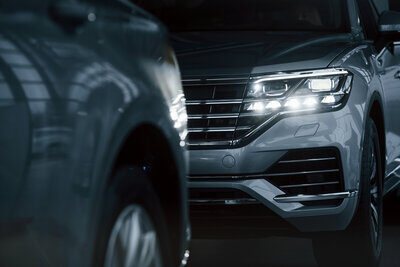 Frontleuchte eines Autos