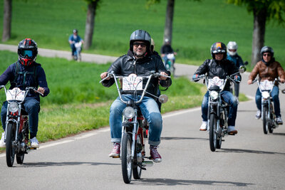 Töffli-Comeback am «Moped Revival»-Event der Cooking Fellows.